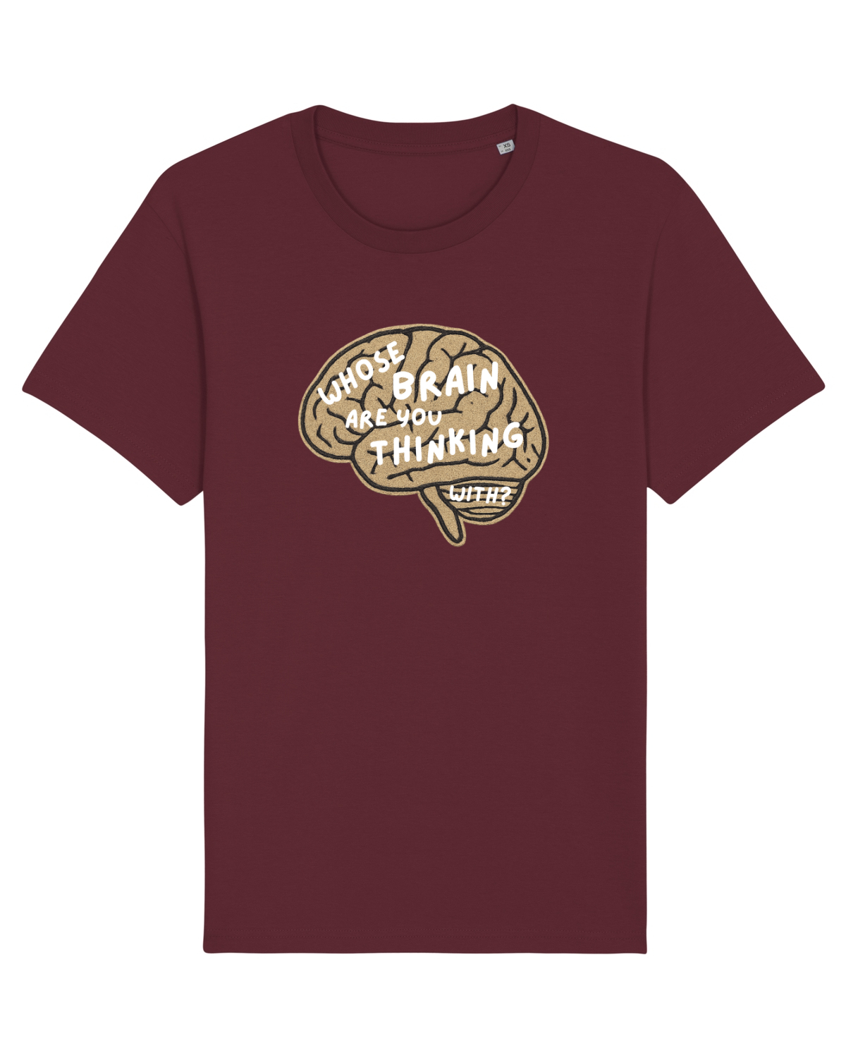 Tricou mânecă scurtă Unisex Rocker Burgundy