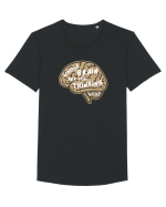 Whose brain Tricou mânecă scurtă guler larg Bărbat Skater