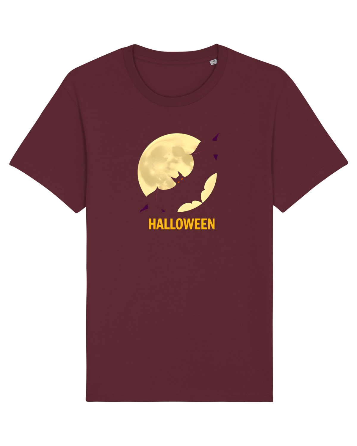Tricou mânecă scurtă Unisex Rocker Burgundy