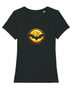 HALLOWEEN - LILIAC - LUNA PLINA 2 Tricou mânecă scurtă guler larg fitted Damă Expresser