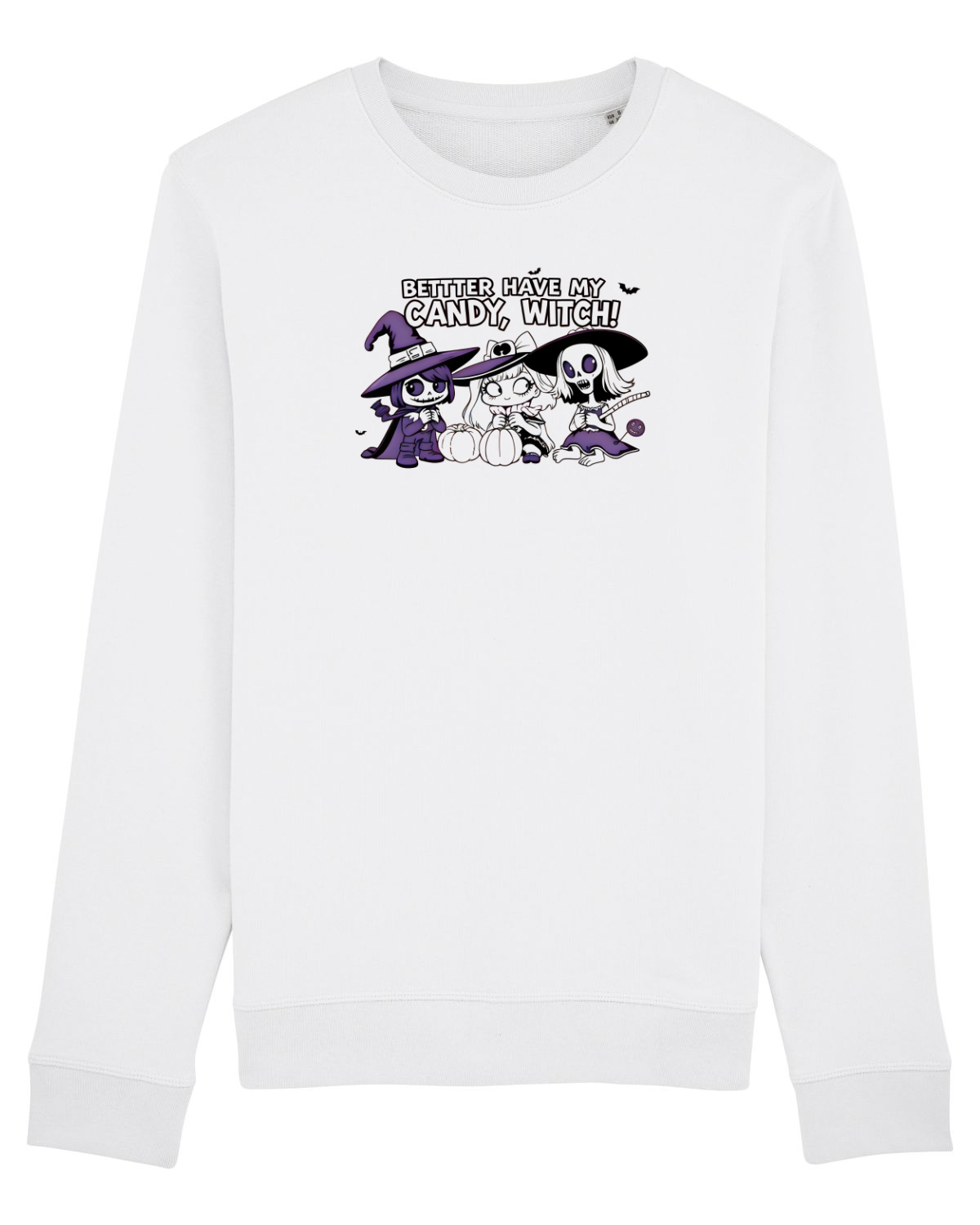 Bluză mânecă lungă Unisex Rise White
