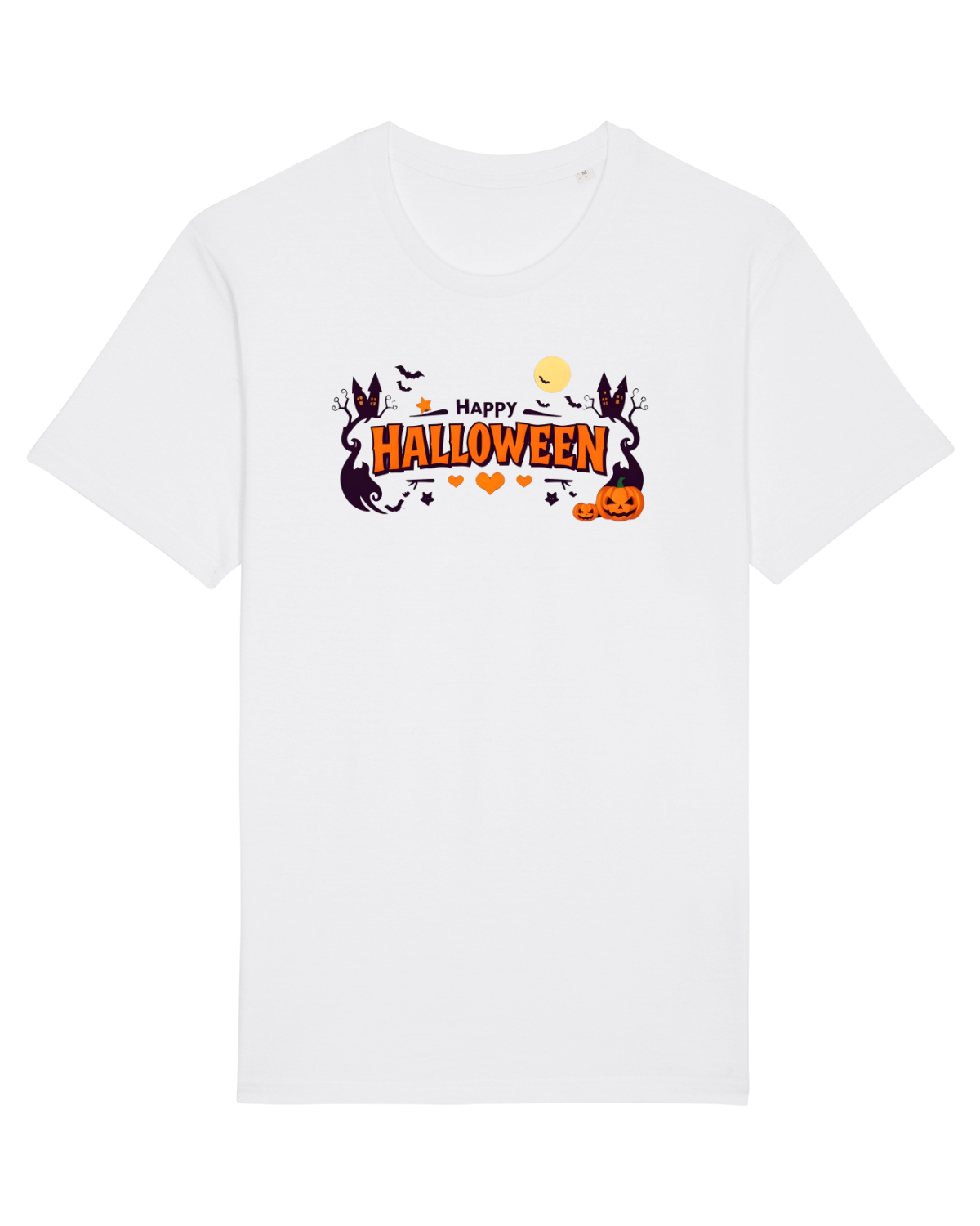 Tricou mânecă scurtă Unisex Rocker White