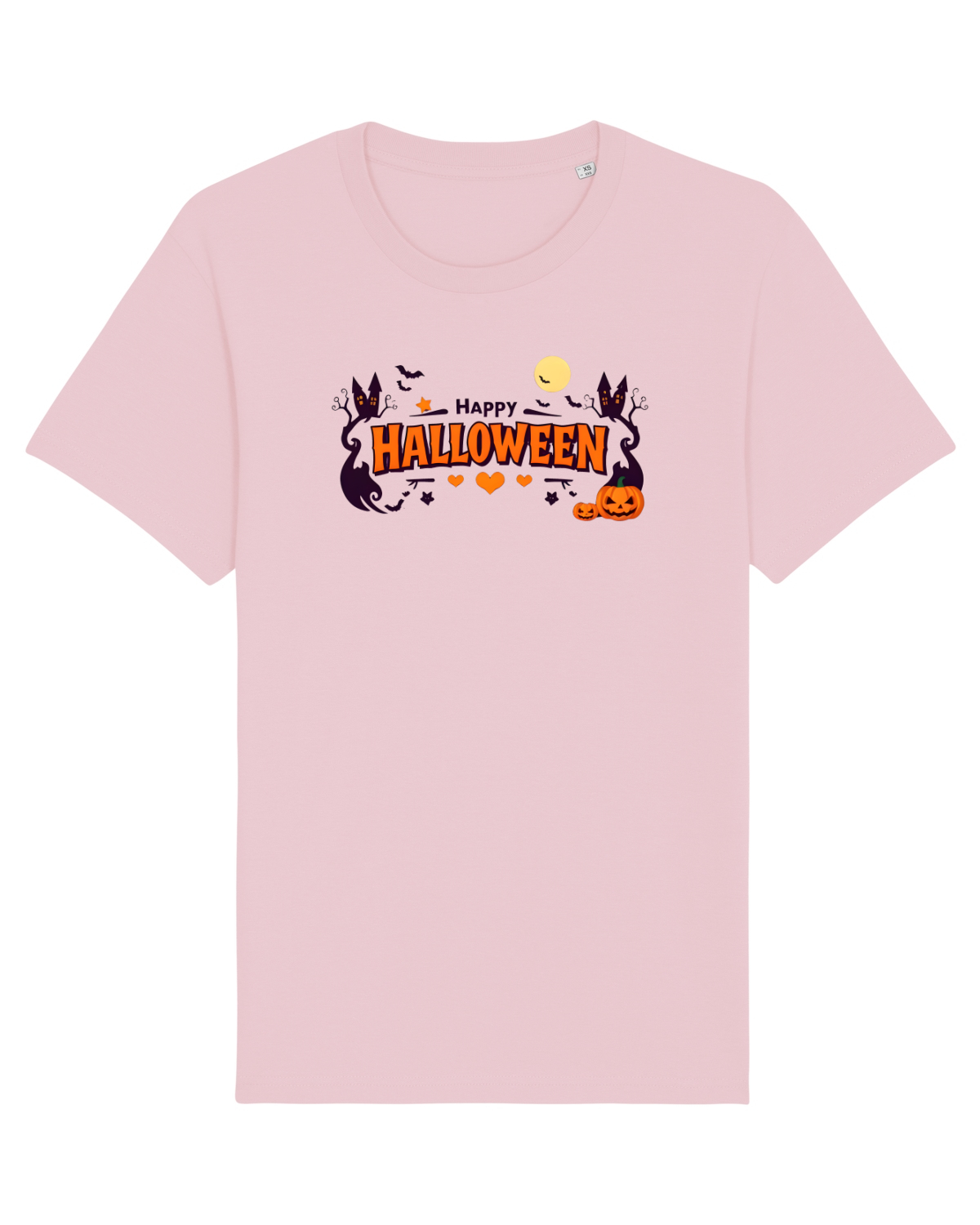 Tricou mânecă scurtă Unisex Rocker Cotton Pink