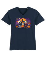 TRICK OR TREAT - HALLOWEEN - KAWAII STYLE Tricou mânecă scurtă guler V Bărbat Presenter