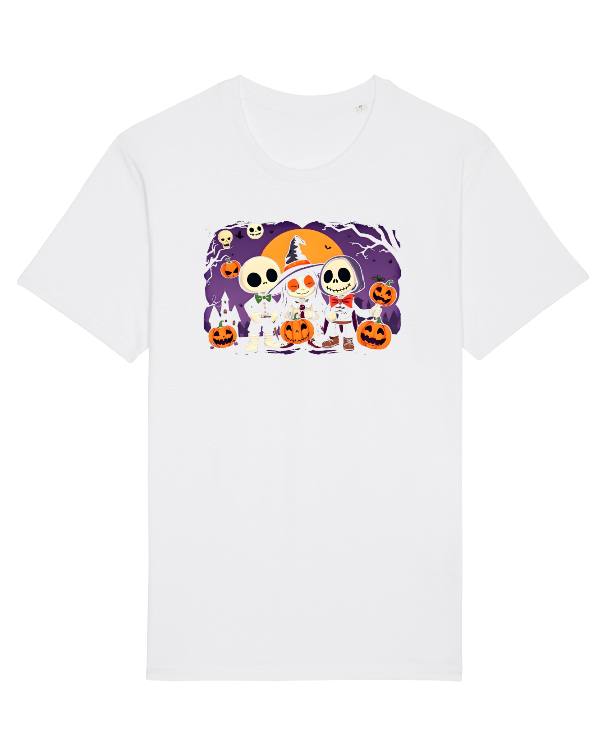 Tricou mânecă scurtă Unisex Rocker White