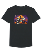 TRICK OR TREAT - HALLOWEEN - KAWAII STYLE Tricou mânecă scurtă guler larg Bărbat Skater