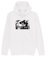 SPOOKY HALLOWEEN NIGHT - CRANIU _ VRAJITOARE - - LILIECI Hanorac cu fermoar Unisex Connector