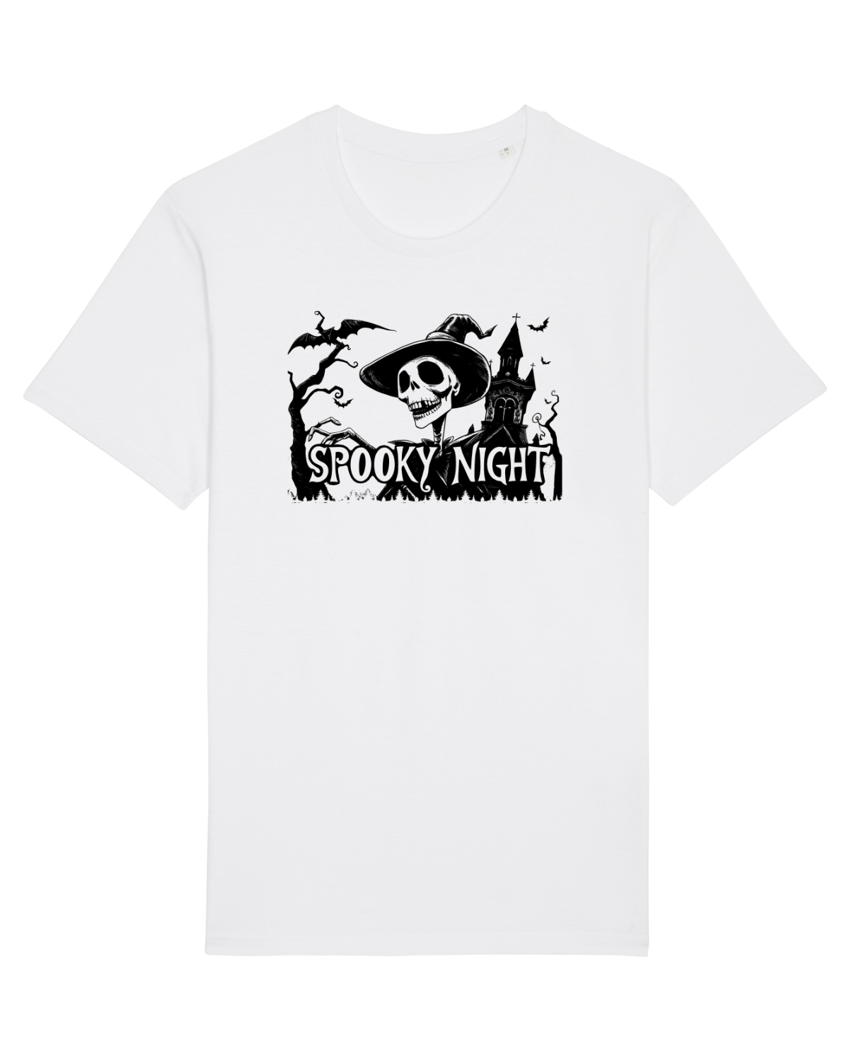 Tricou mânecă scurtă Unisex Rocker White