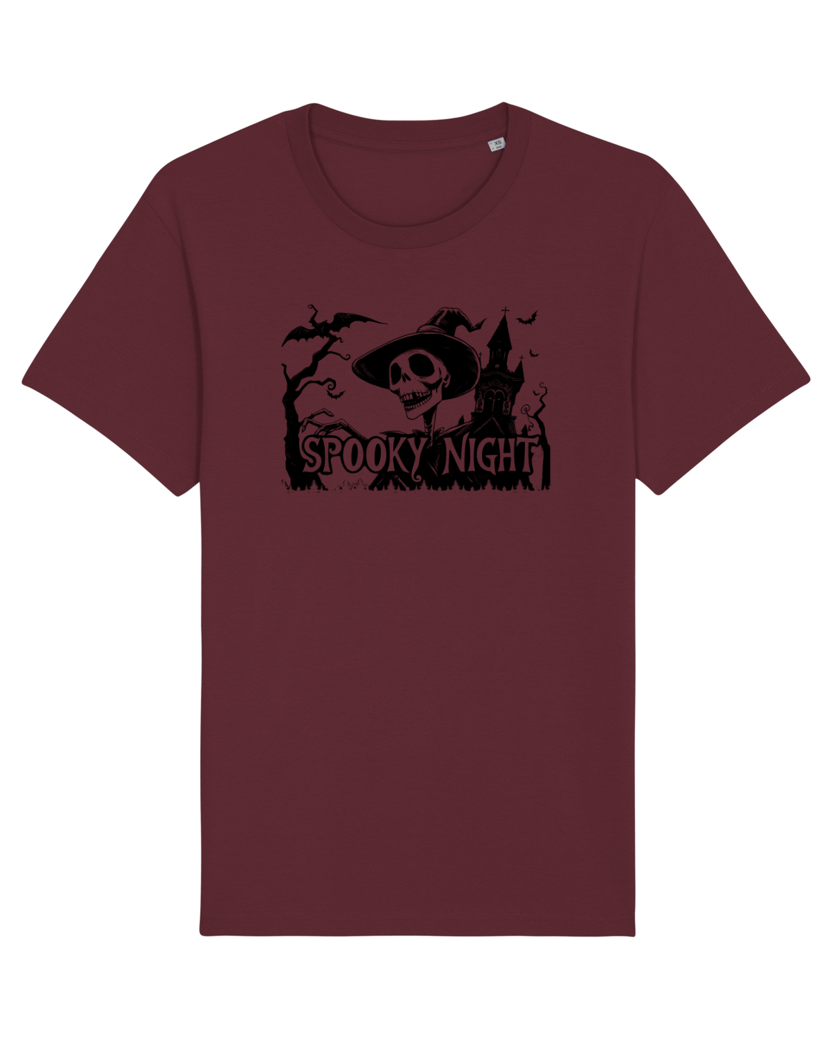 Tricou mânecă scurtă Unisex Rocker Burgundy