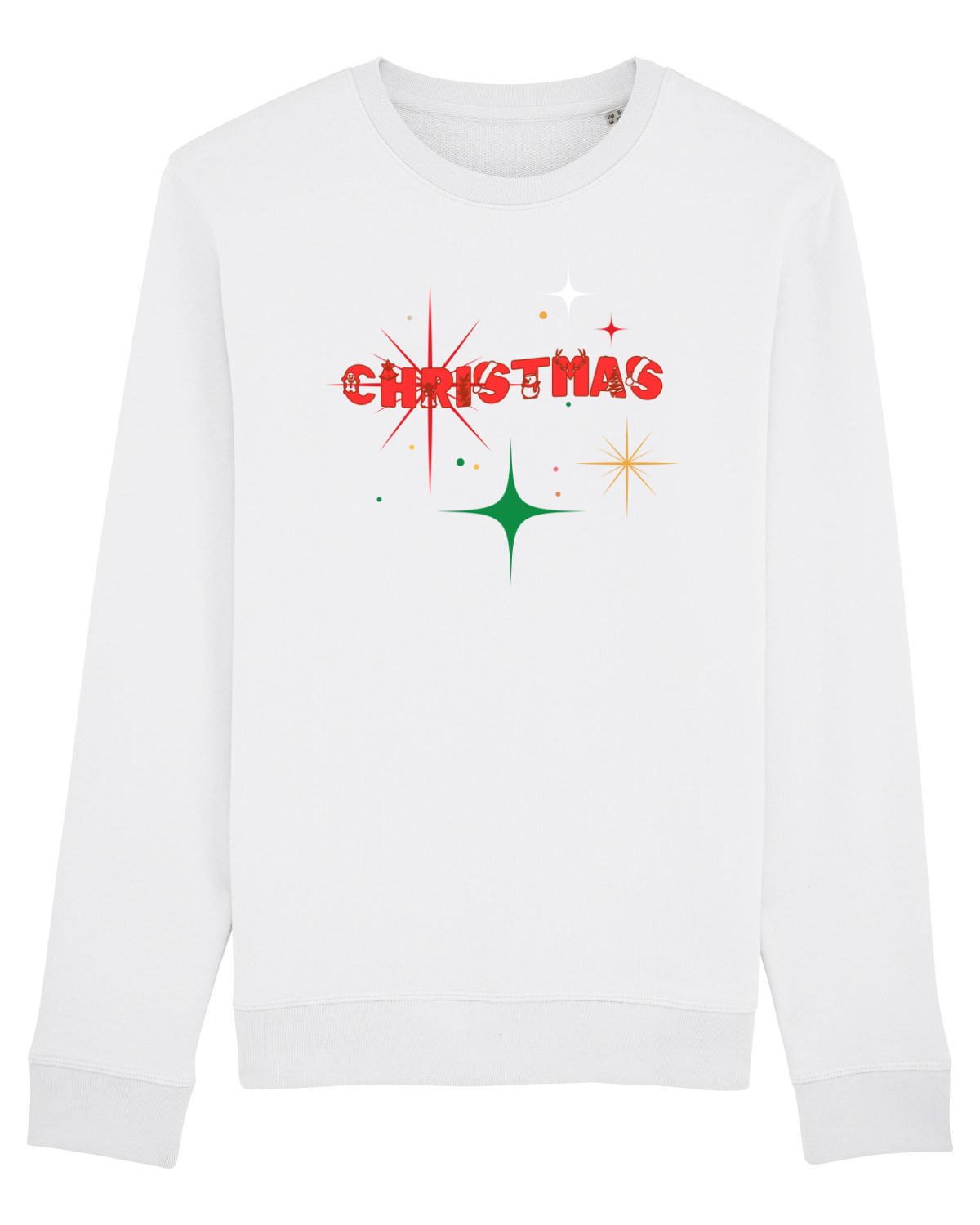 Bluză mânecă lungă Unisex Rise White