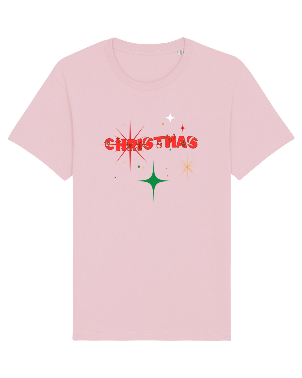 Tricou mânecă scurtă Unisex Rocker Cotton Pink
