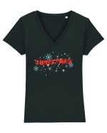 Christmas  Tricou mânecă scurtă guler V Damă Evoker