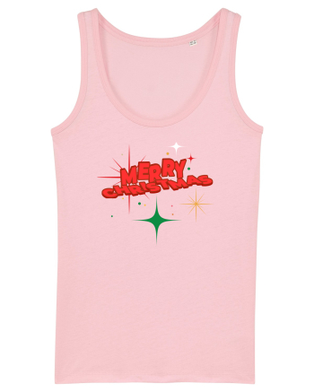 Merry Christmas  Cotton Pink