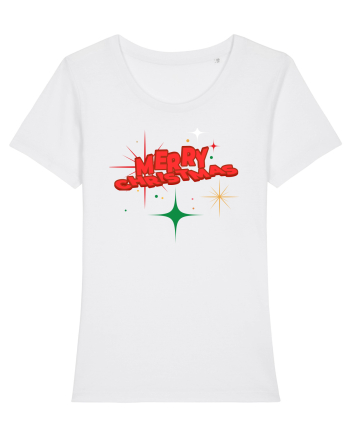 Merry Christmas  White