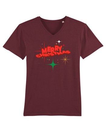 Merry Christmas  Burgundy