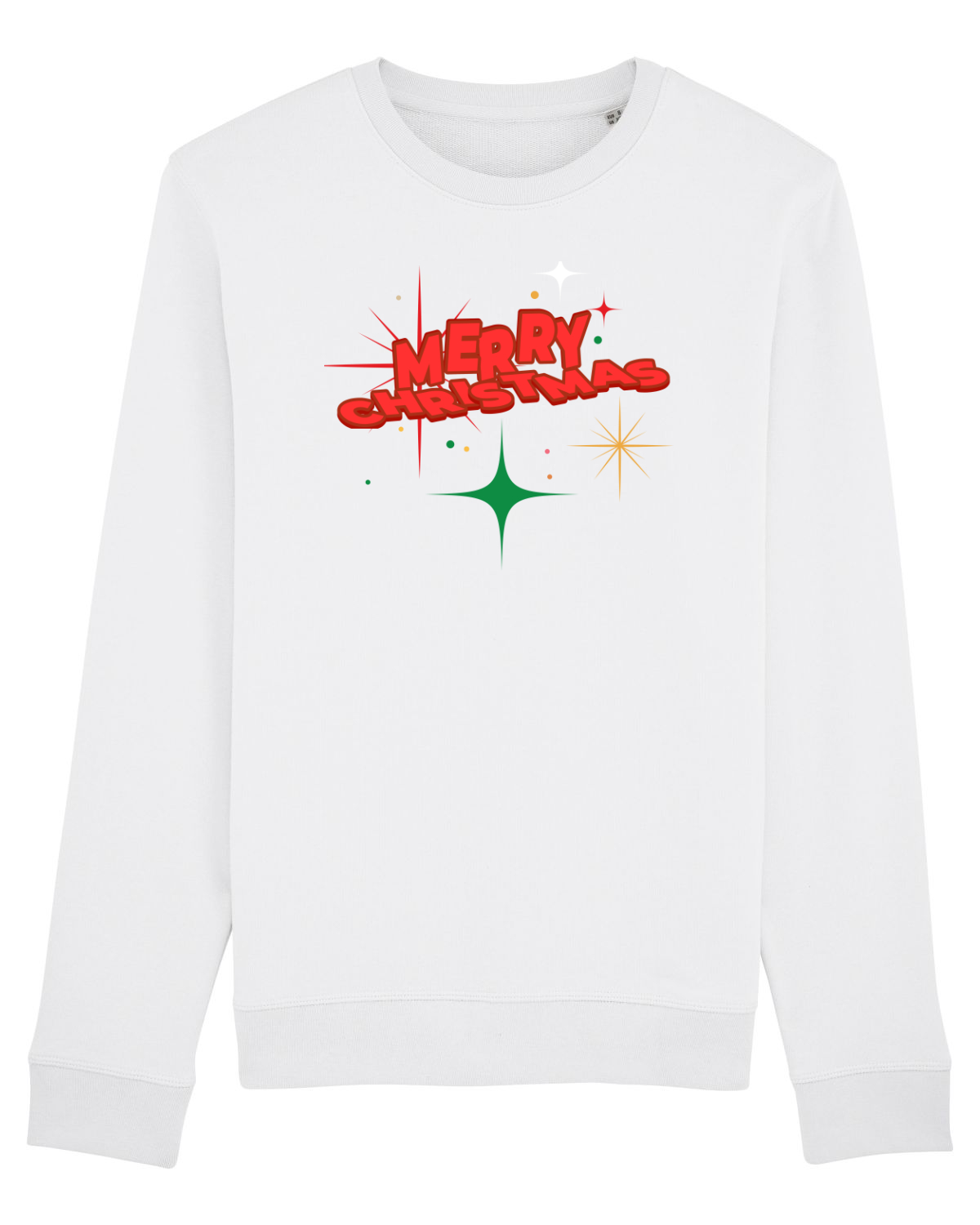 Bluză mânecă lungă Unisex Rise White