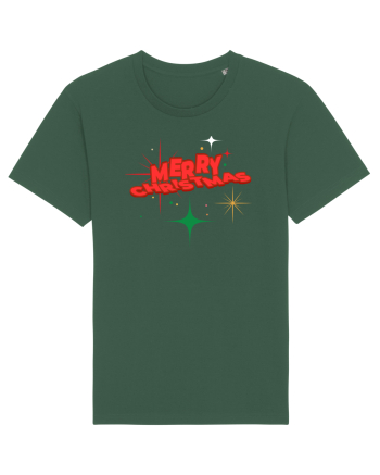 Merry Christmas  Bottle Green