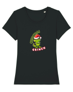 Grinch Christmas  Tricou mânecă scurtă guler larg fitted Damă Expresser