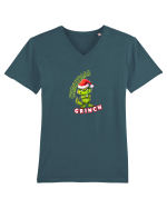 Grinch Christmas  Tricou mânecă scurtă guler V Bărbat Presenter