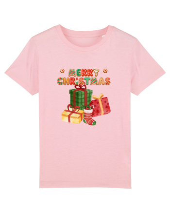 Merry Christmas  Cotton Pink