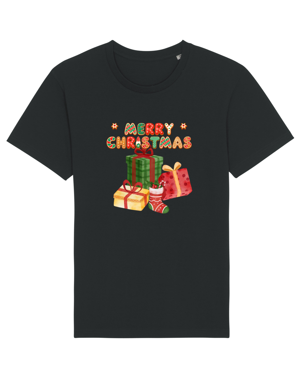 Tricou mânecă scurtă Unisex Rocker Black