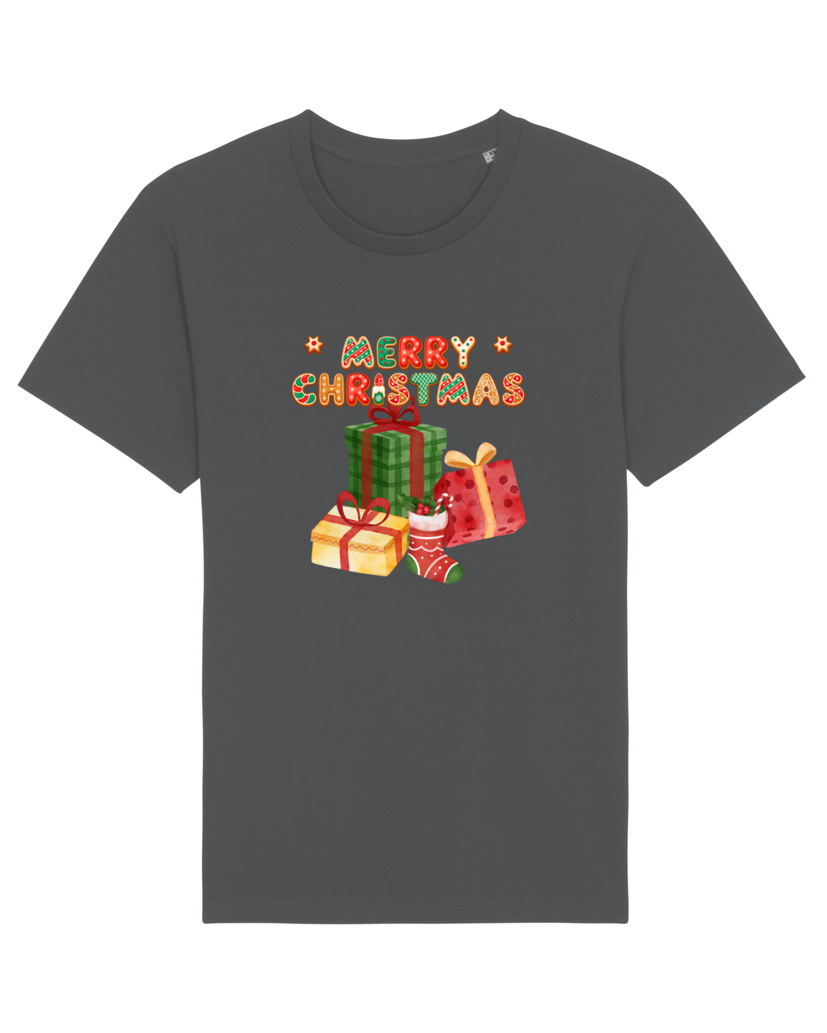 Tricou mânecă scurtă Unisex Rocker Anthracite