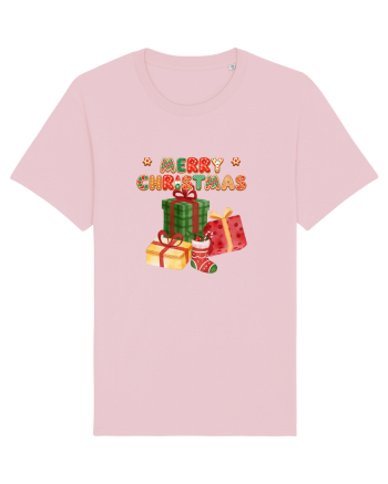 Merry Christmas  Cotton Pink