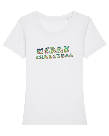 Merry Christmas  White