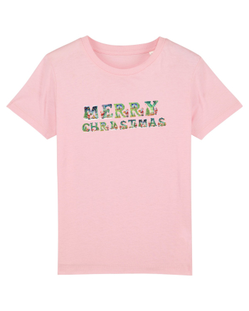 Merry Christmas  Cotton Pink
