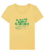 Nu deranja, numar cadouri  Tricou mânecă scurtă guler larg fitted Damă Expresser