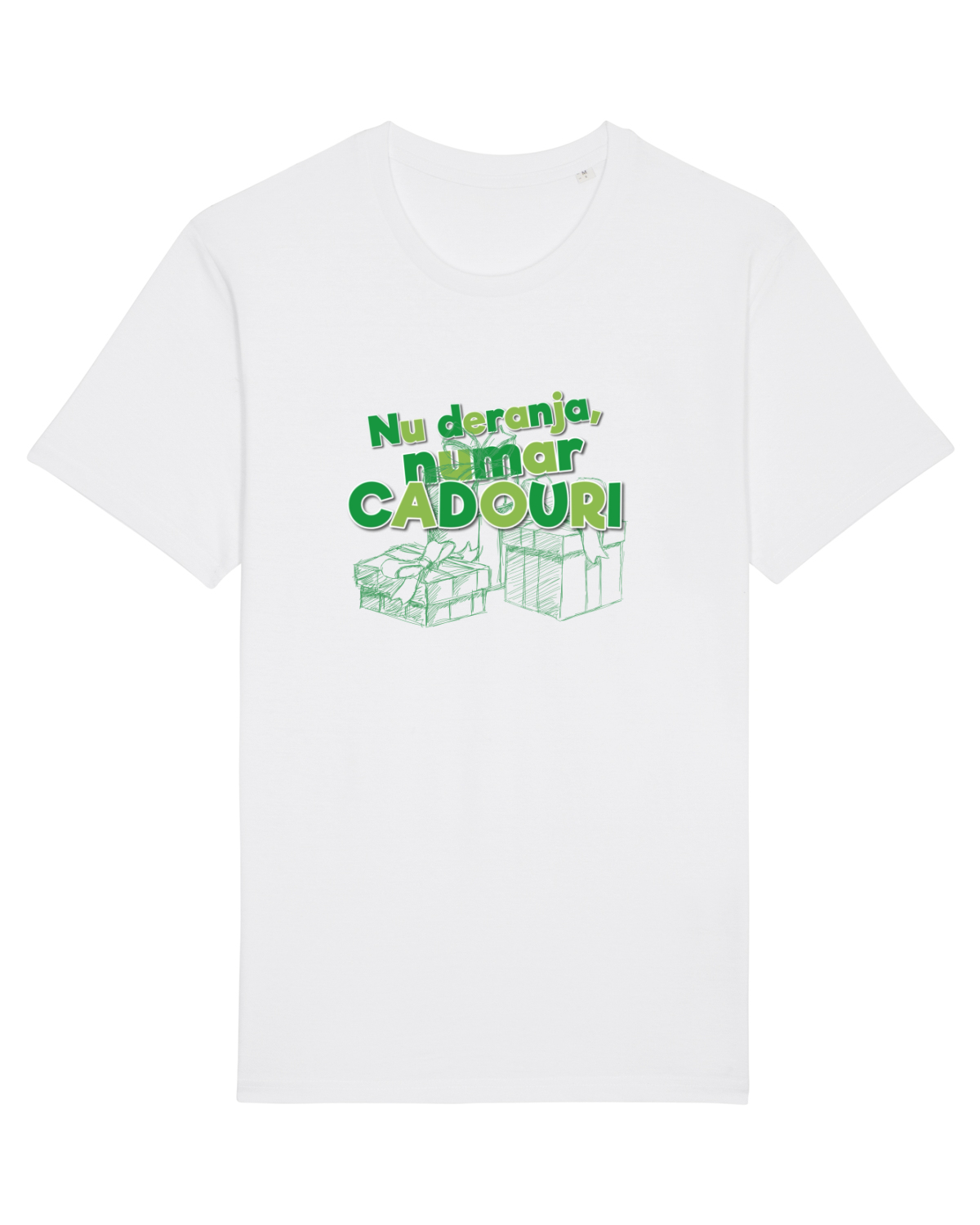 Tricou mânecă scurtă Unisex Rocker White
