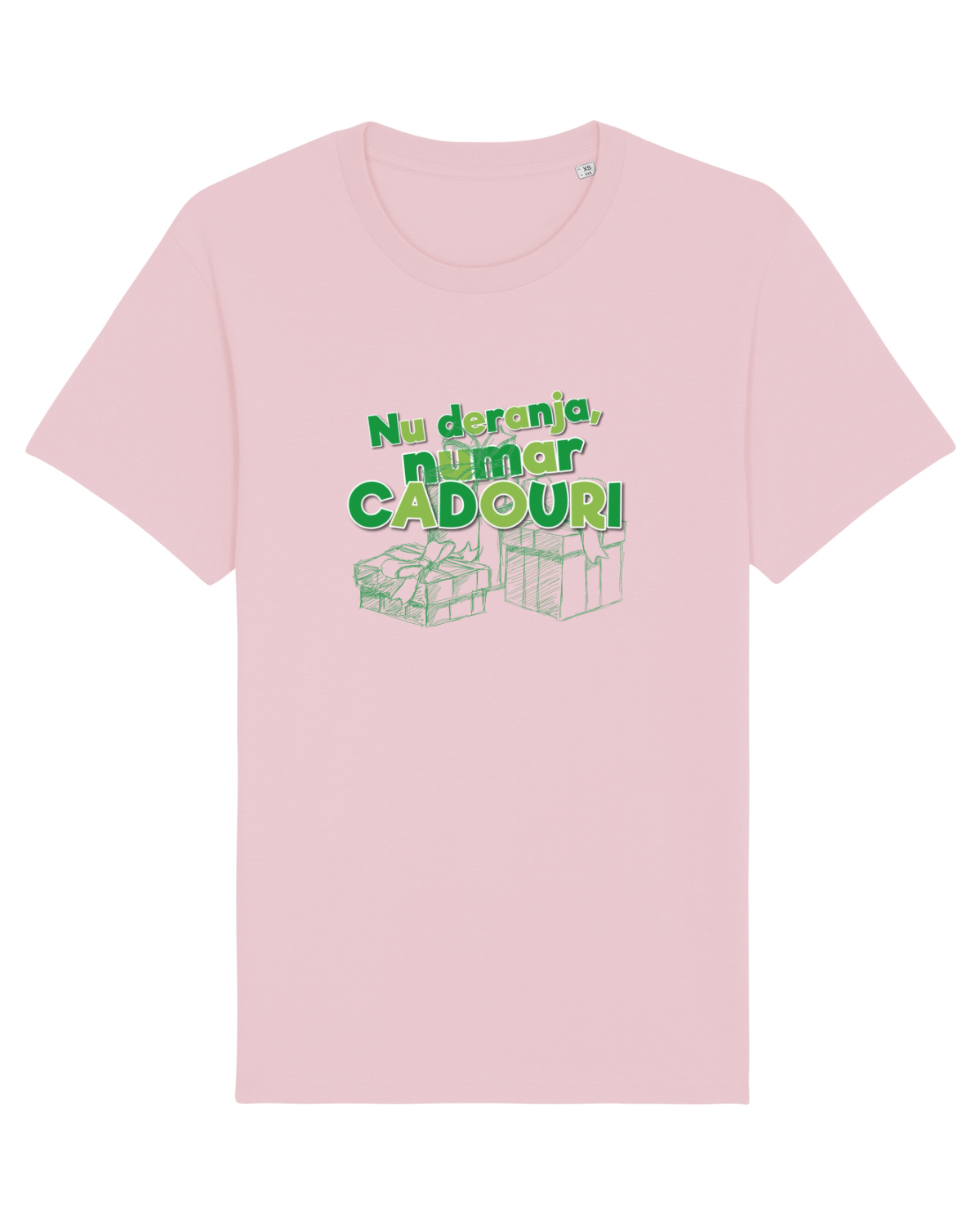 Tricou mânecă scurtă Unisex Rocker Cotton Pink