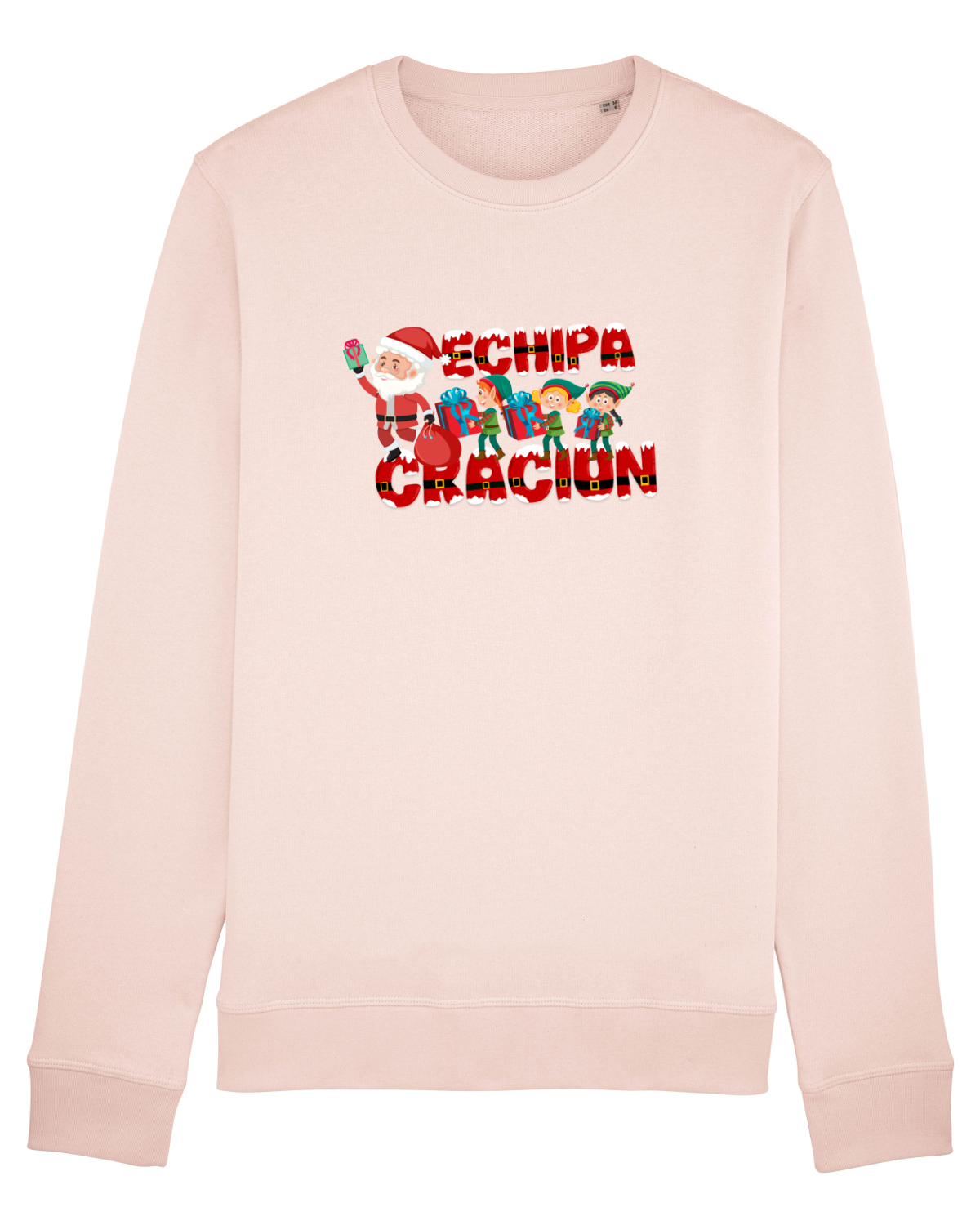 Bluză mânecă lungă Unisex Rise Candy Pink
