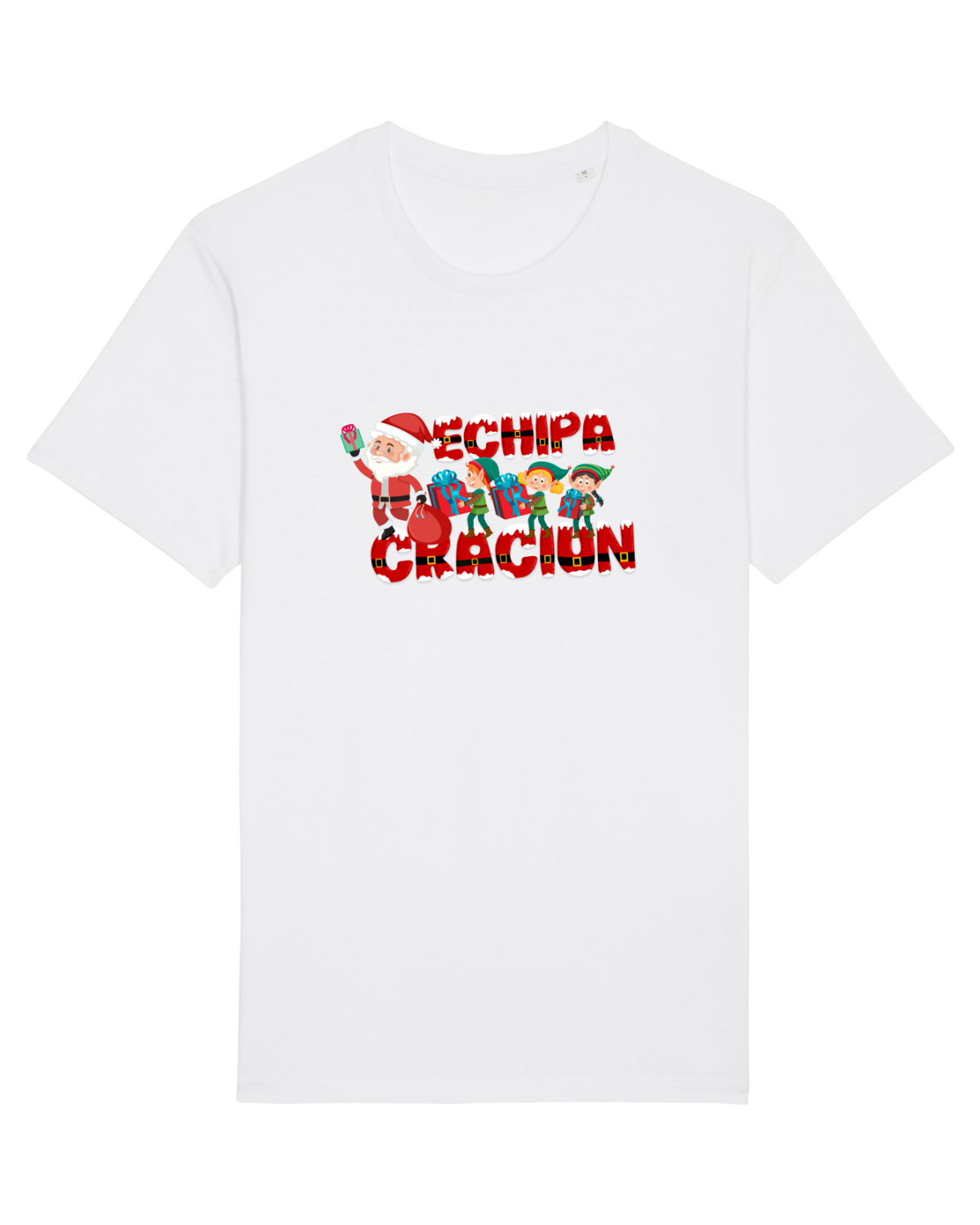 Tricou mânecă scurtă Unisex Rocker White