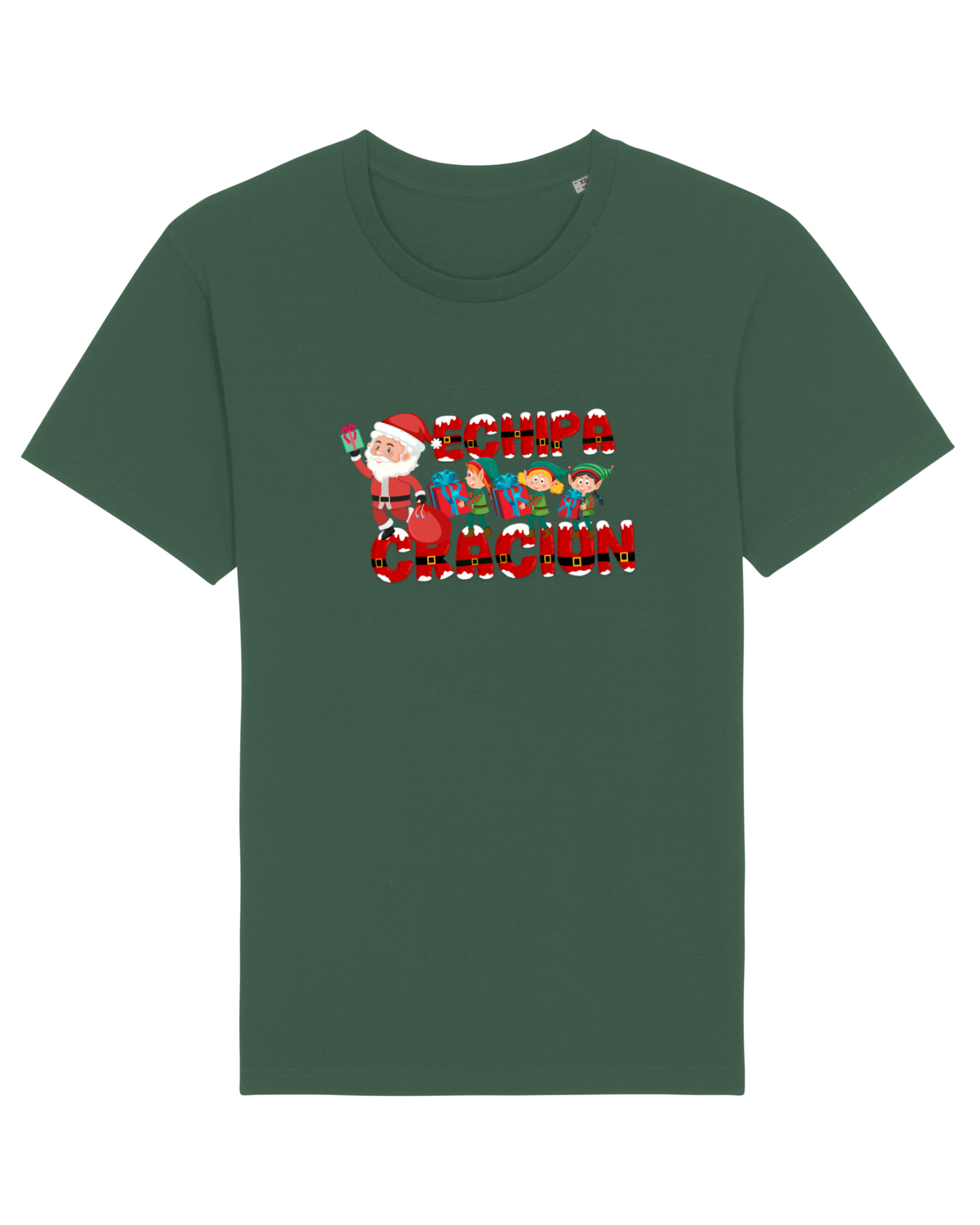 Tricou mânecă scurtă Unisex Rocker Bottle Green
