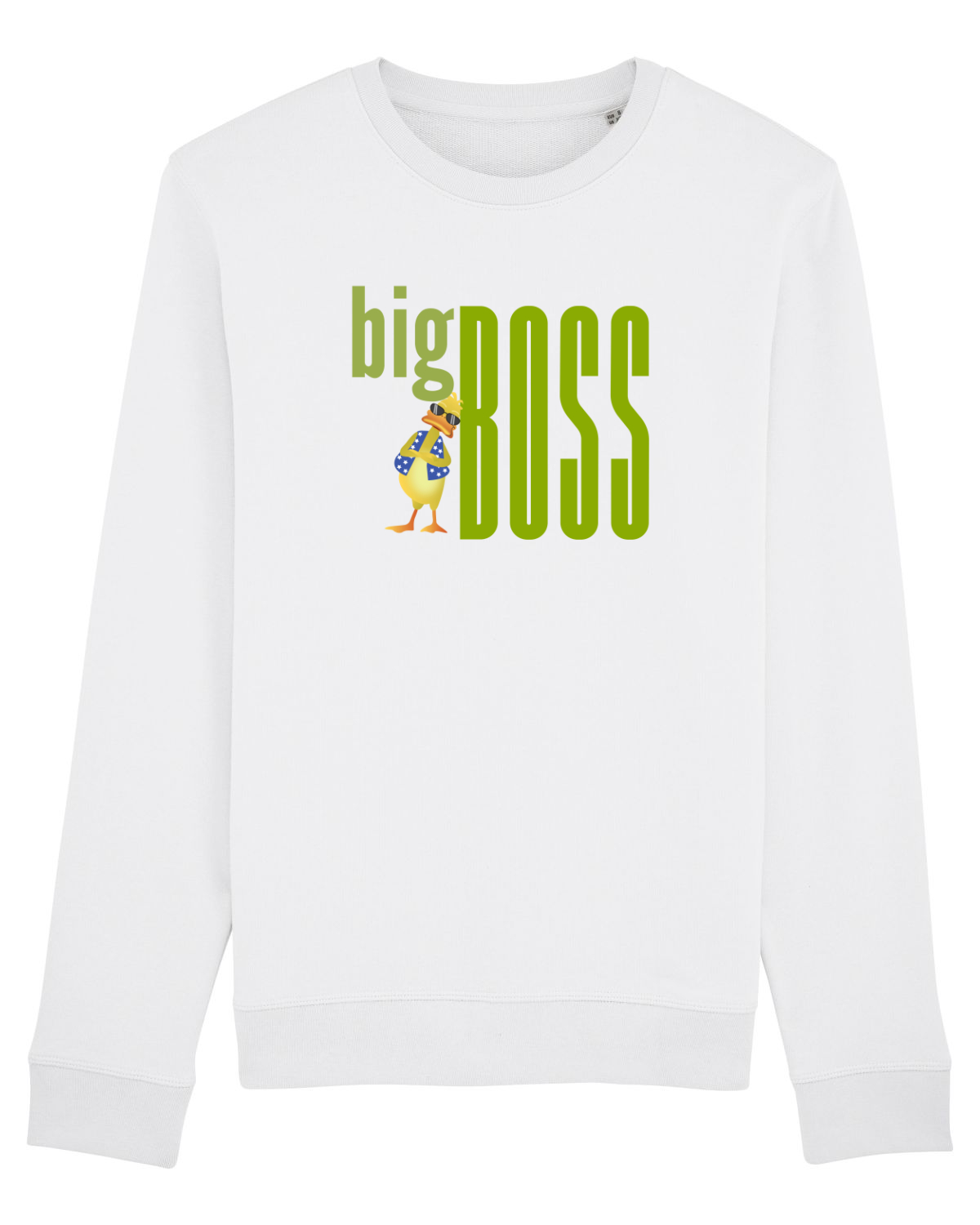Bluză mânecă lungă Unisex Rise White