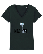 Ntz-ntz Tricou mânecă scurtă guler V Damă Evoker