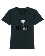 Ntz-ntz Tricou mânecă scurtă guler V Bărbat Presenter