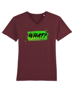 What? Tricou mânecă scurtă guler V Bărbat Presenter