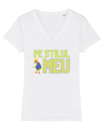 Pe stilul meu Tricou mânecă scurtă guler V Damă Evoker