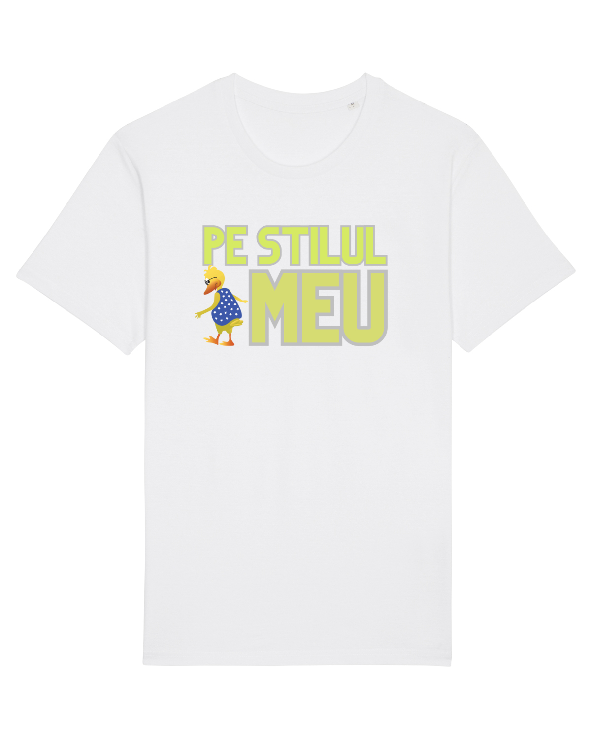 Tricou mânecă scurtă Unisex Rocker White