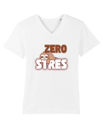 Zero stres Tricou mânecă scurtă guler V Bărbat Presenter