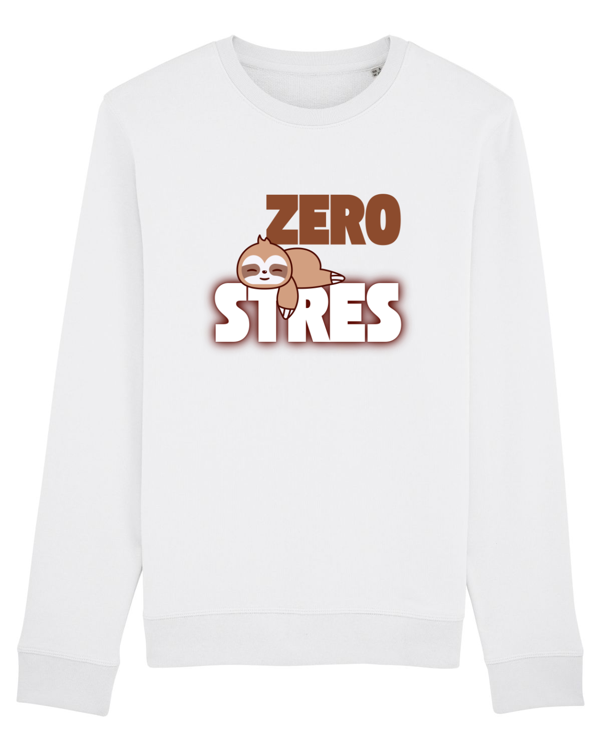 Bluză mânecă lungă Unisex Rise White