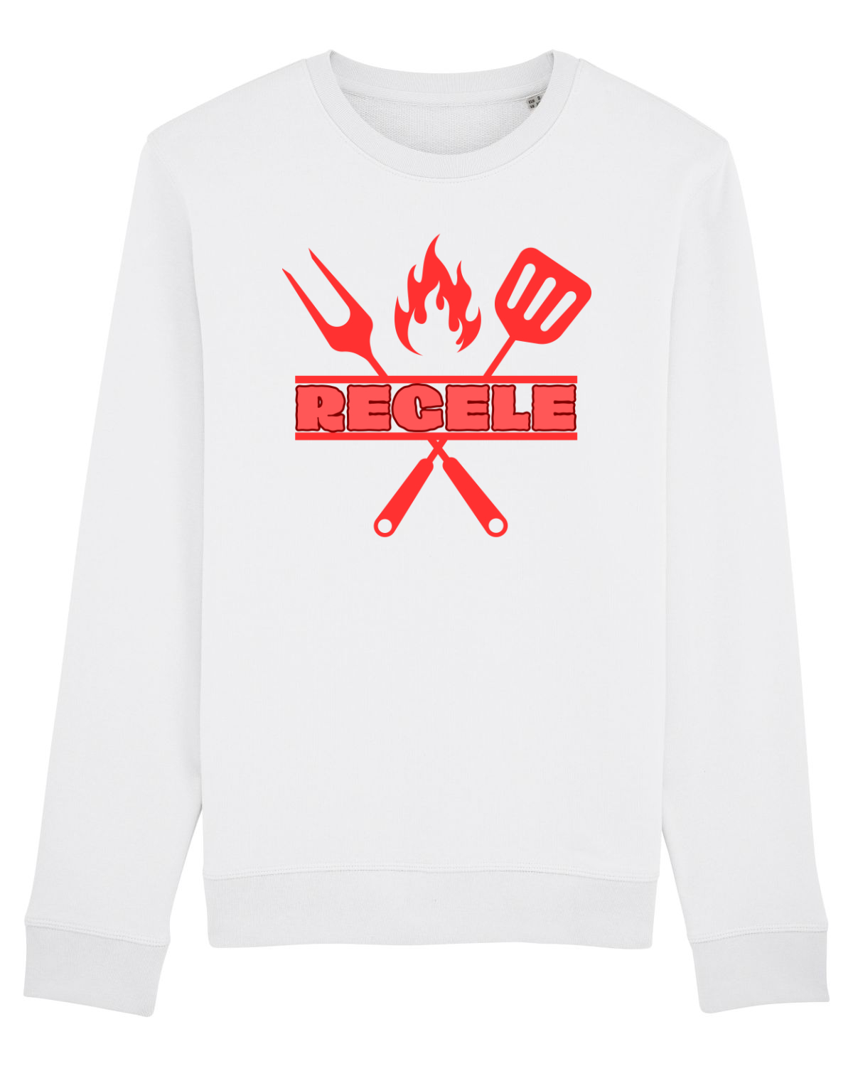 Bluză mânecă lungă Unisex Rise White
