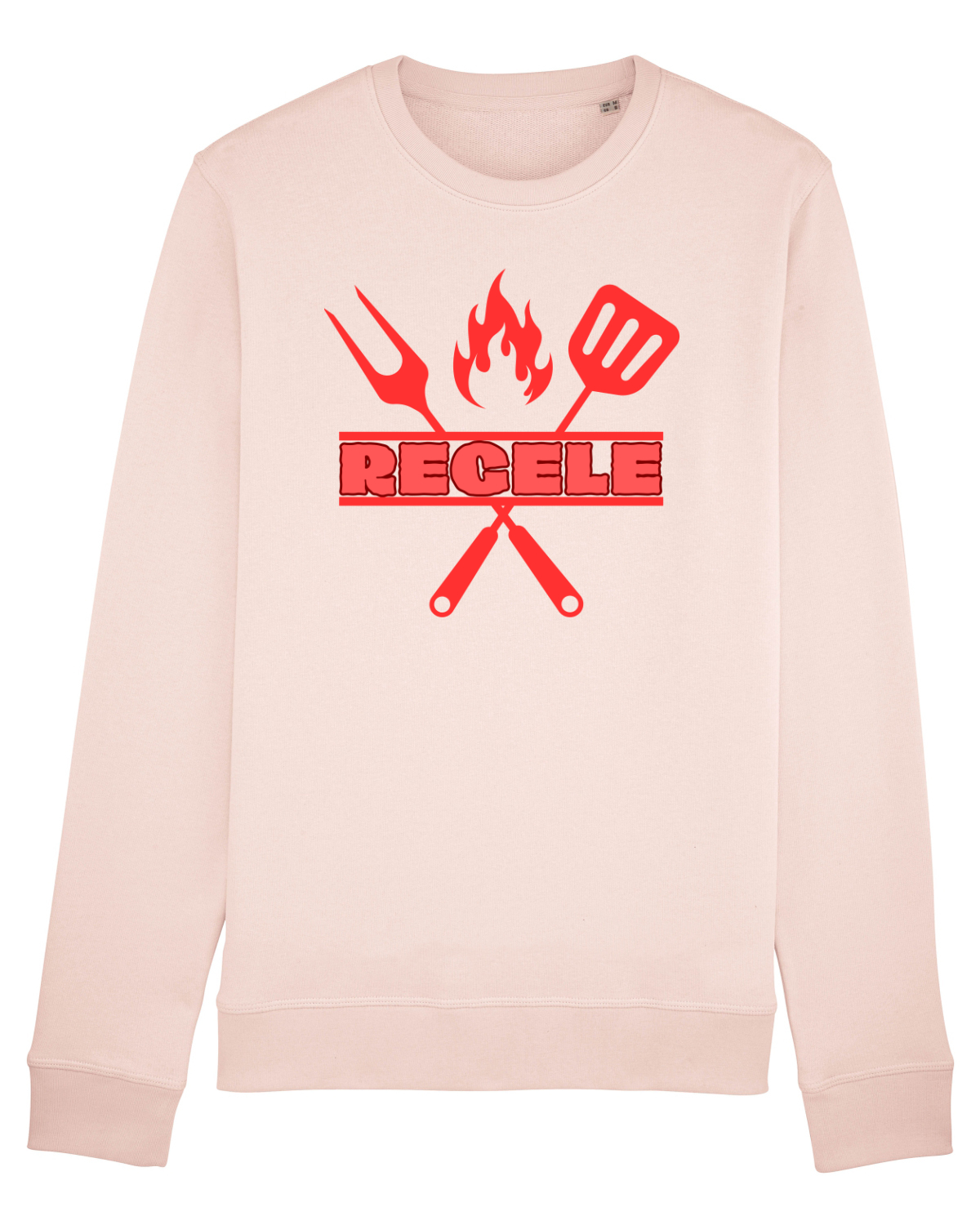 Bluză mânecă lungă Unisex Rise Candy Pink