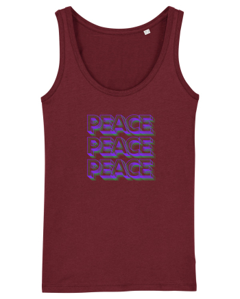 Peace Burgundy