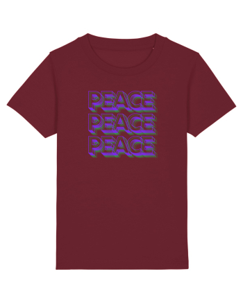 Peace Burgundy