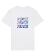 Peace Tricou mânecă scurtă Unisex Rocker