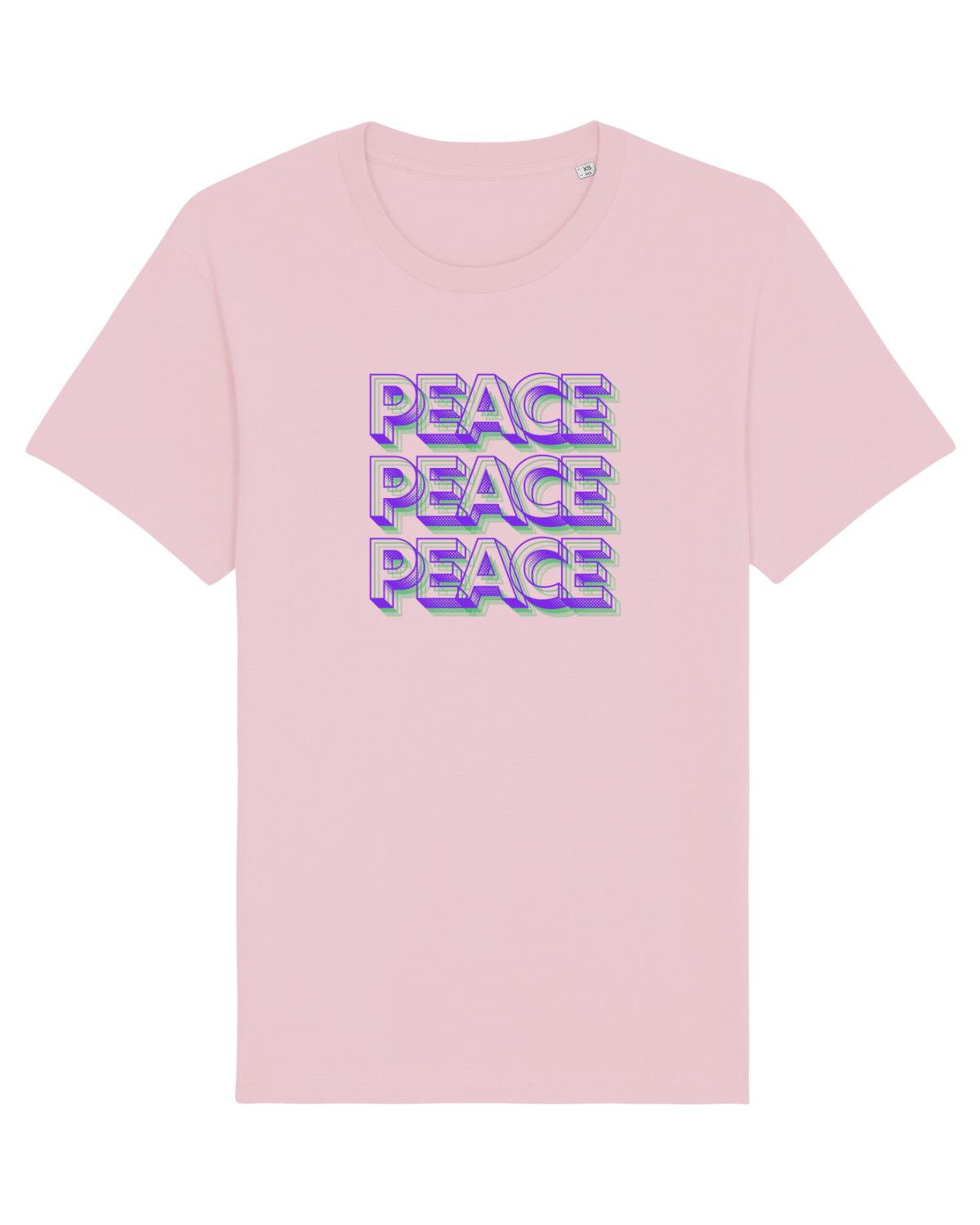 Tricou mânecă scurtă Unisex Rocker Cotton Pink