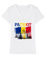 Patriot Tricou mânecă scurtă guler V Damă Evoker